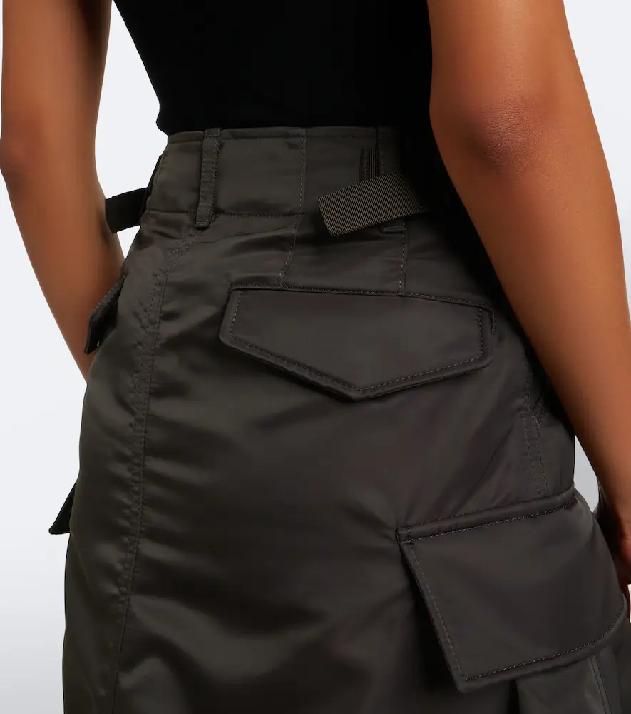 Sacai Twill midi skirt | Thumbnail 4 Sacai Twill midi skirt | Thumbnail 4