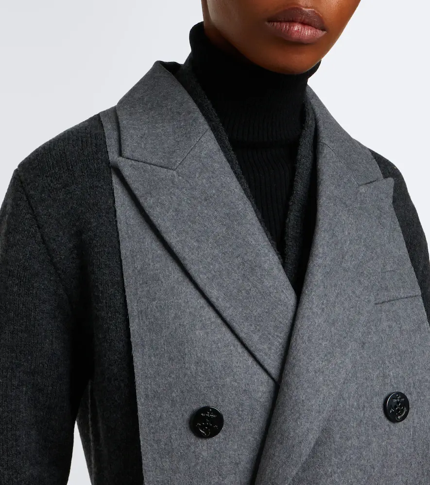 Sacai Layered wool-blend cardigan | Thumbnail 6 Sacai Layered wool-blend cardigan | Thumbnail 6