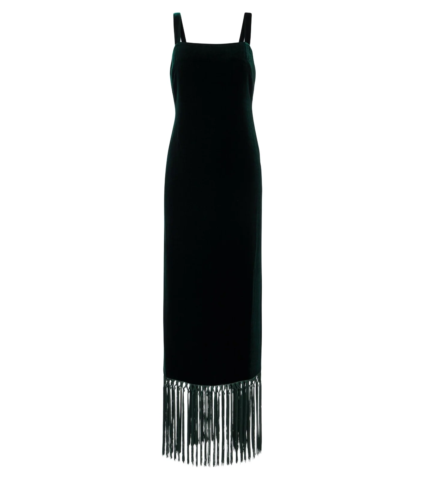 Taller Marmo Palermo fringed velvet maxi dress