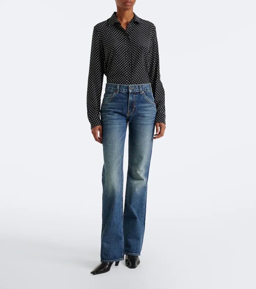 Nili Lotan Roxane faded bootcut jeans | Thumbnail 2