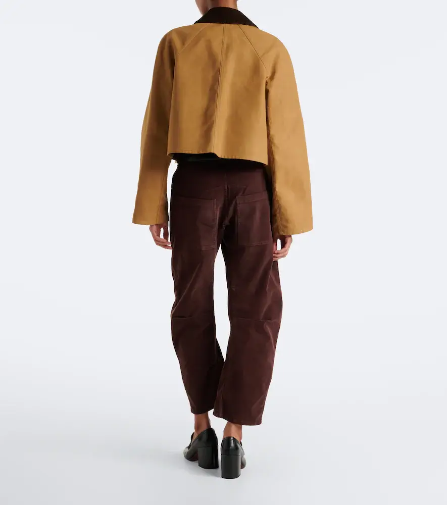 Nili Lotan Shon cotton-blend corduroy barrel-leg pants | Thumbnail 5