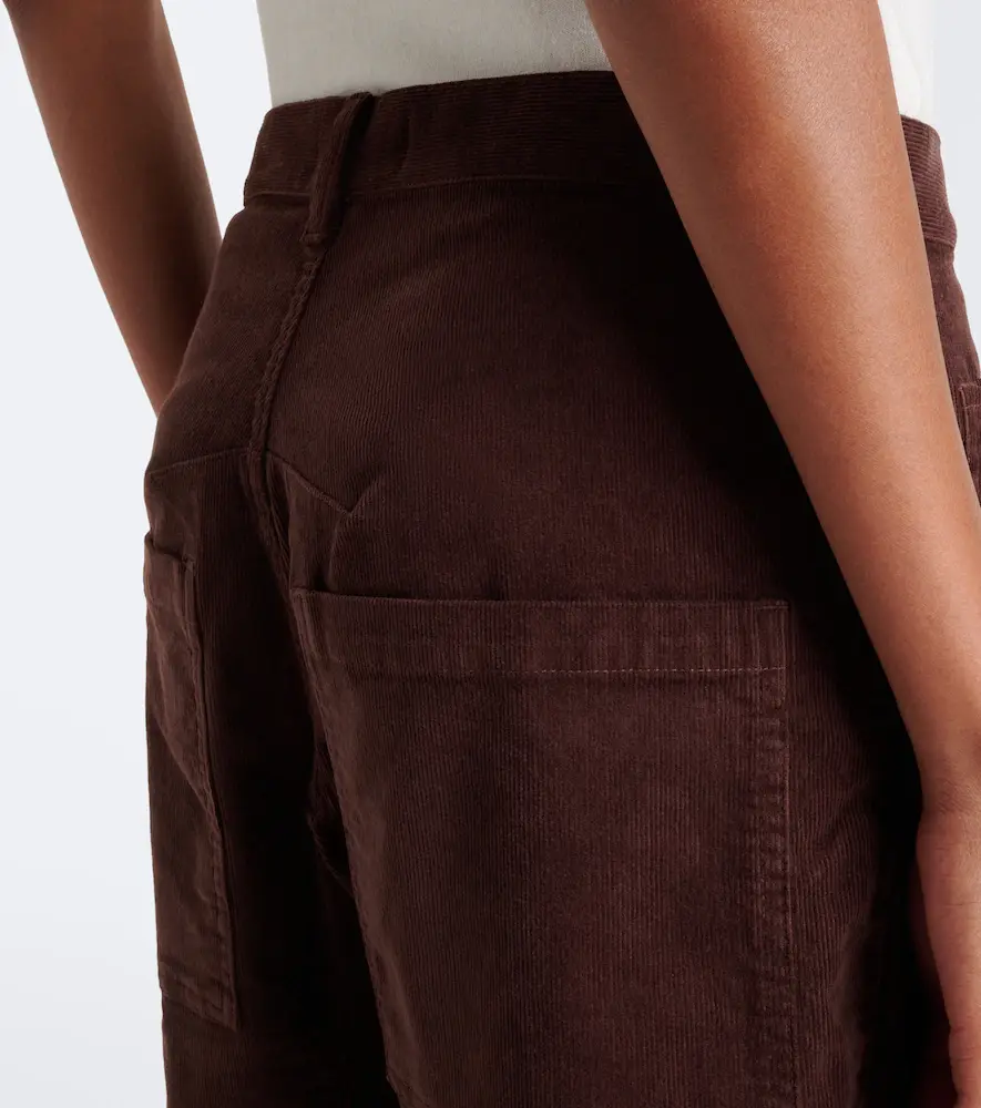 Nili Lotan Shon cotton-blend corduroy barrel-leg pants | Thumbnail 6