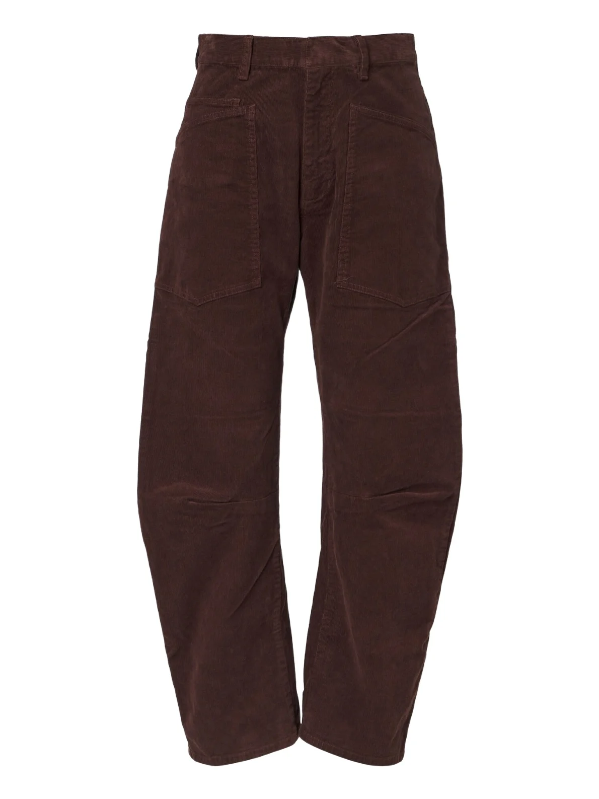 Nili Lotan Shon cotton-blend corduroy barrel-leg pants