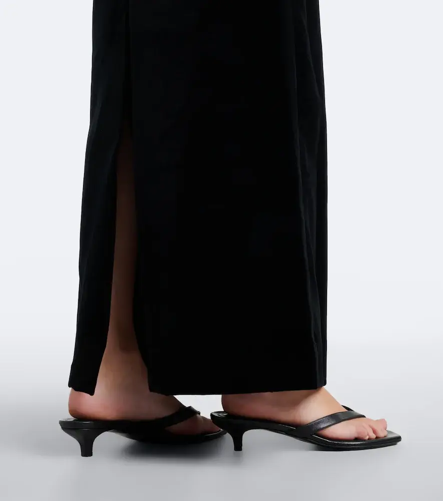 RÓHE Róhe Asymmetric cotton velvet gown | Thumbnail 4 RÓHE Róhe Asymmetric cotton velvet gown | Thumbnail 4