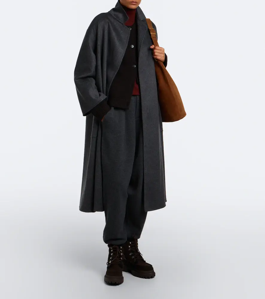 Yves Salomon Shearling-lined suede lace-up boots | Thumbnail 6 Yves Salomon Shearling-lined suede lace-up boots | Thumbnail 6