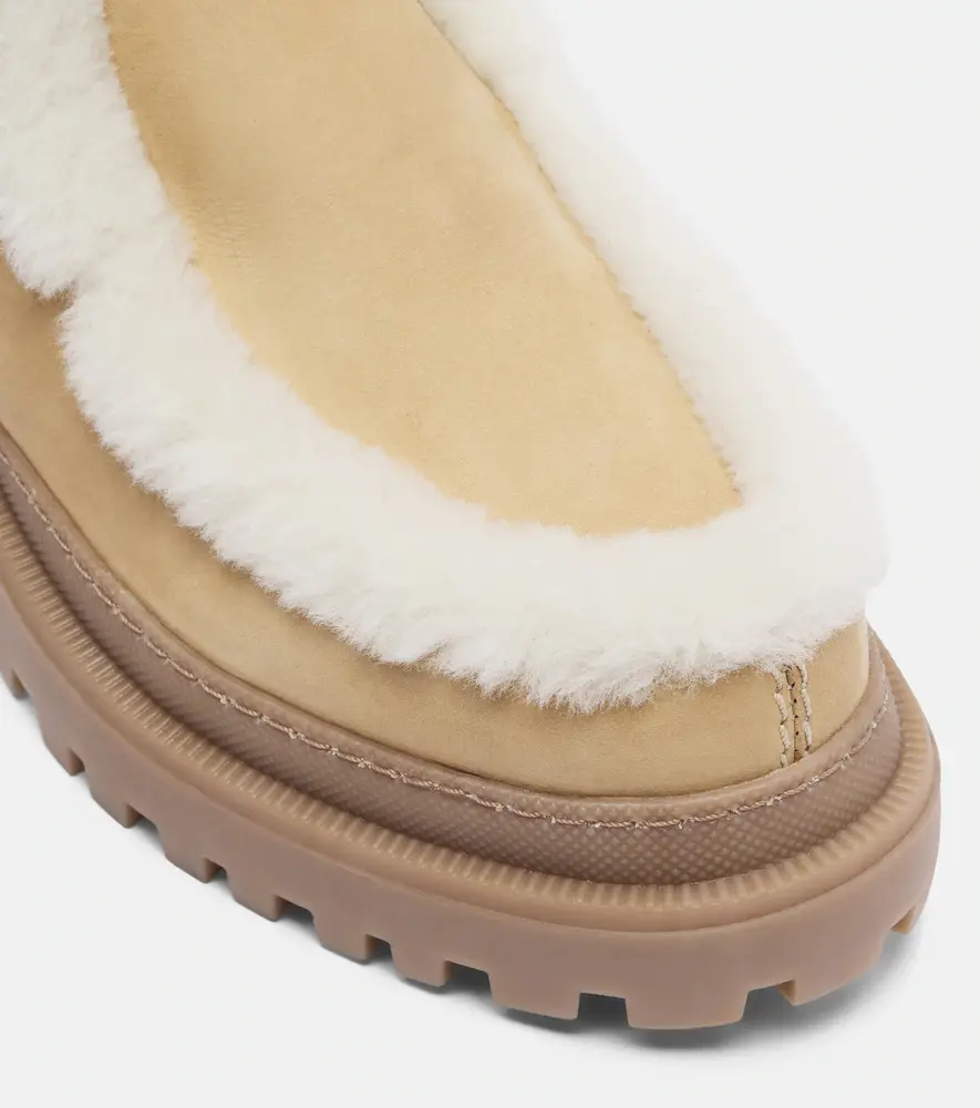 Yves Salomon Shearling-lined suede ankle boots | Thumbnail 4 Yves Salomon Shearling-lined suede ankle boots | Thumbnail 4