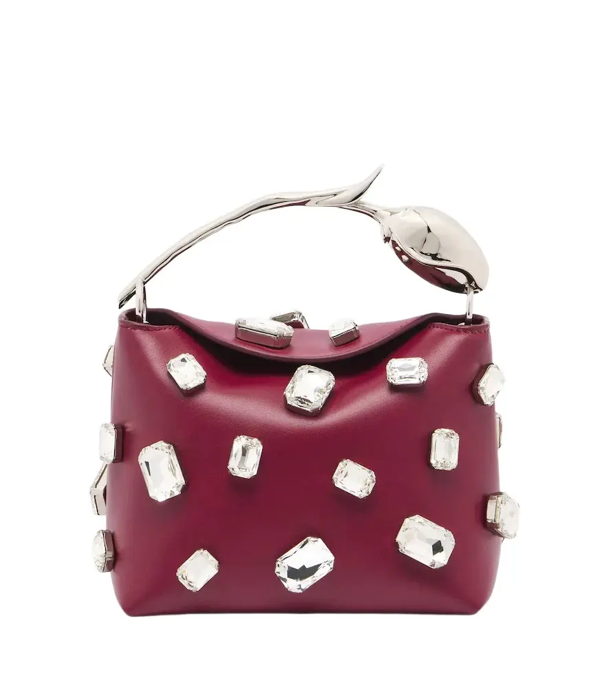 Erdem Bloom Mini embellished top-handle bag