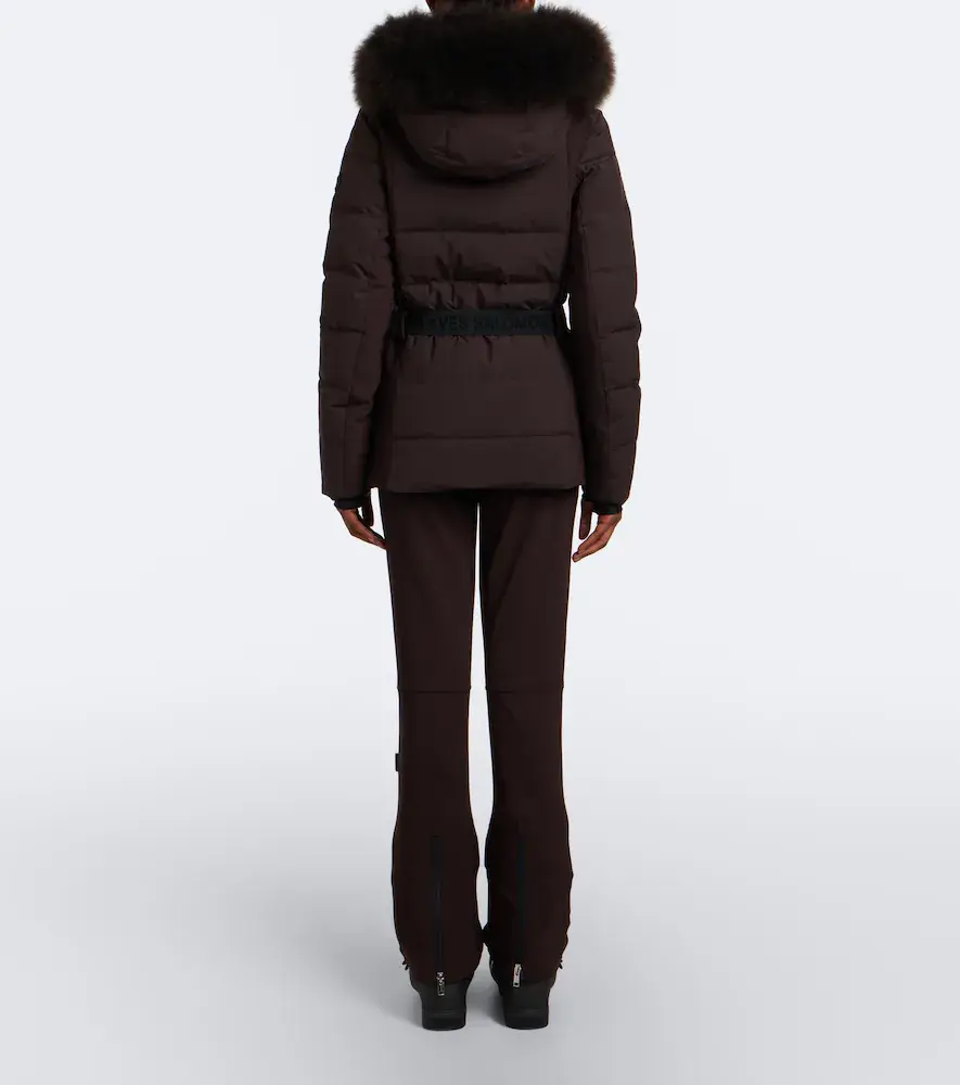 Yves Salomon Belted shearling-trimmed ski jacket | Thumbnail 7