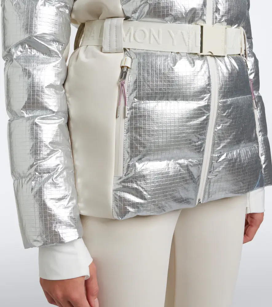 Yves Salomon Belted shearling-trimmed ski jacket | Thumbnail 2 Yves Salomon Belted shearling-trimmed ski jacket | Thumbnail 2