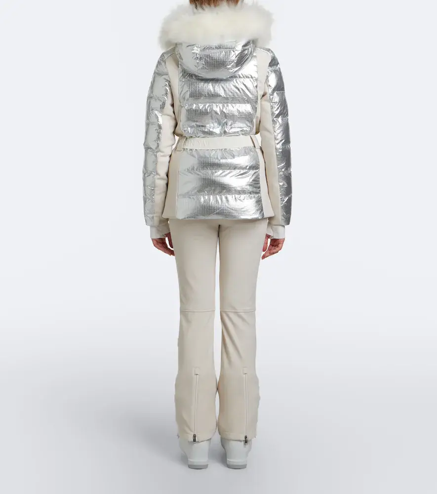 Yves Salomon Belted shearling-trimmed ski jacket | Thumbnail 5 Yves Salomon Belted shearling-trimmed ski jacket | Thumbnail 5