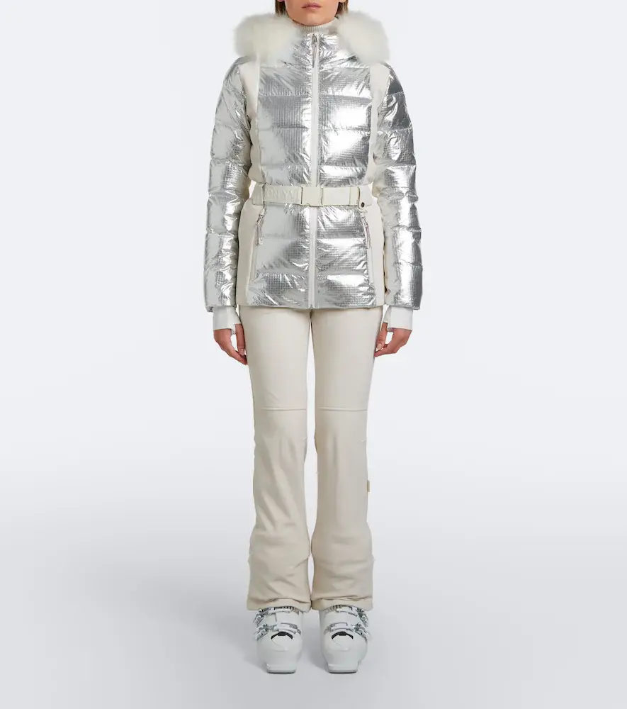 Yves Salomon Belted shearling-trimmed ski jacket | Thumbnail 6 Yves Salomon Belted shearling-trimmed ski jacket | Thumbnail 6