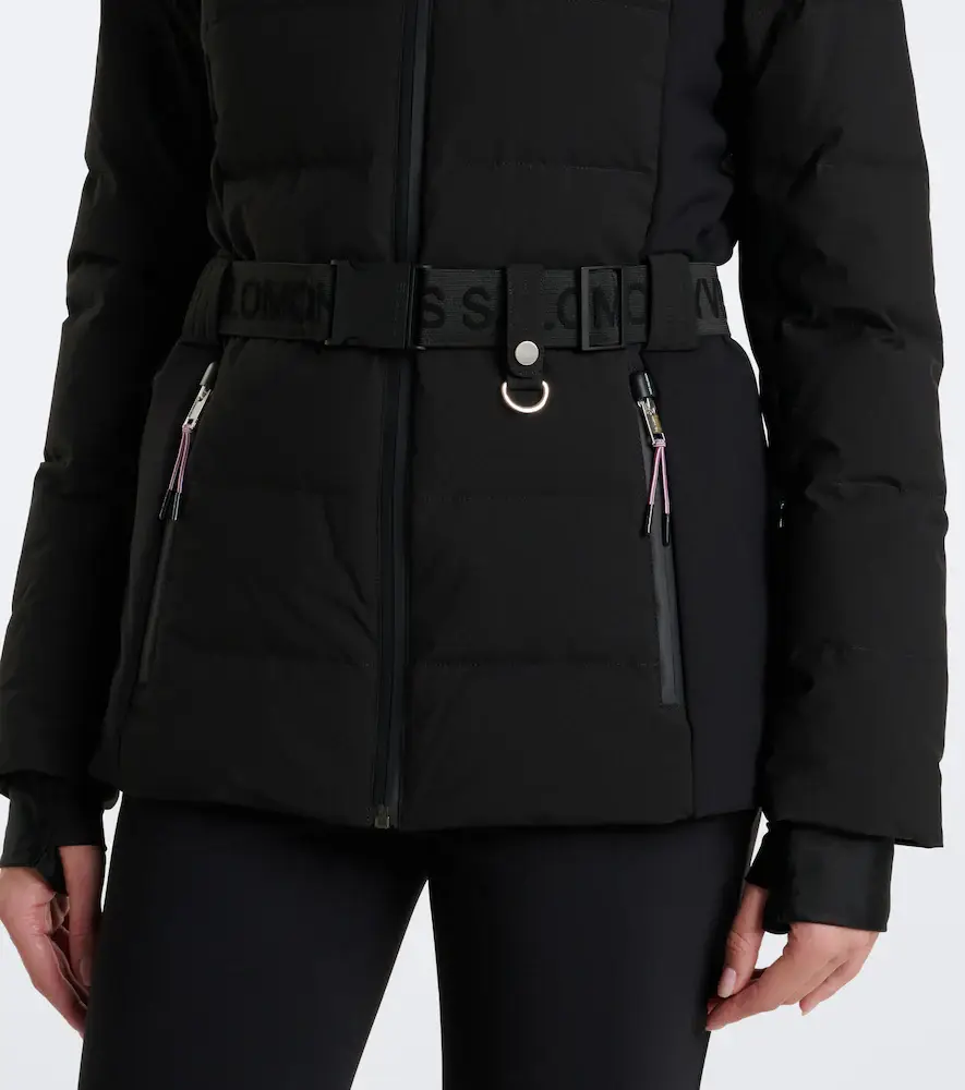 Yves Salomon Belted shearling-trimmed ski jacket | Thumbnail 3 Yves Salomon Belted shearling-trimmed ski jacket | Thumbnail 3