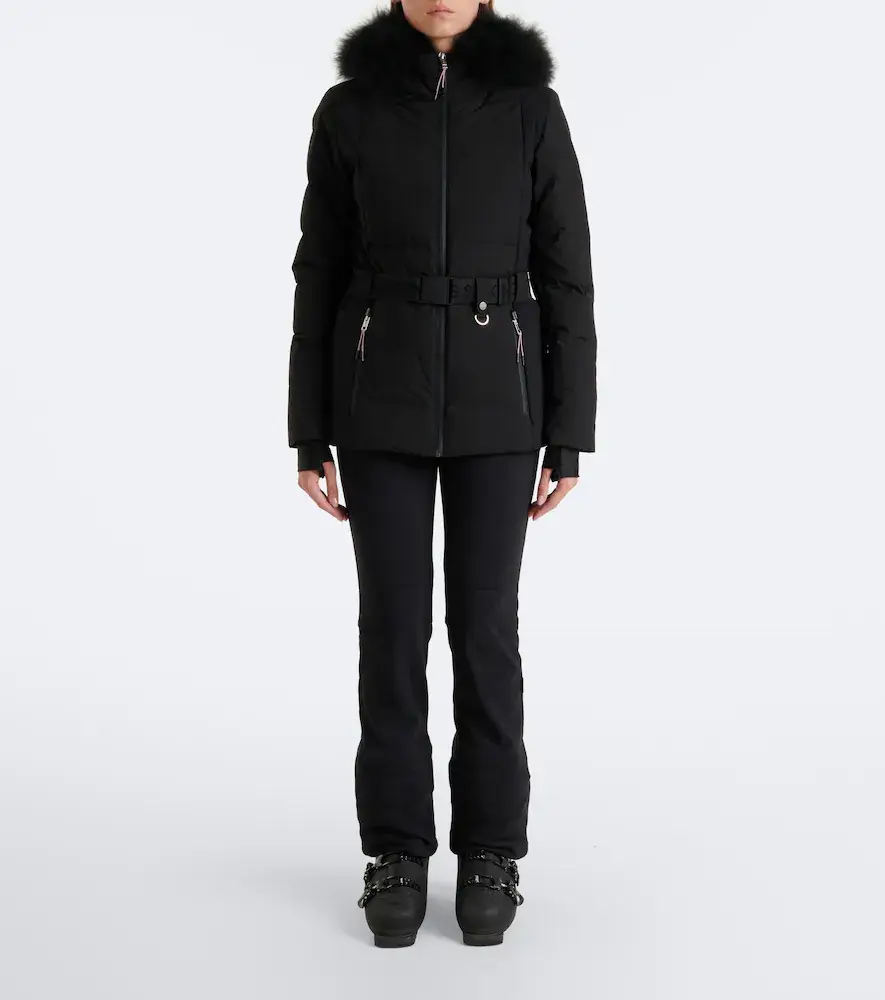 Yves Salomon Belted shearling-trimmed ski jacket | Thumbnail 6 Yves Salomon Belted shearling-trimmed ski jacket | Thumbnail 6