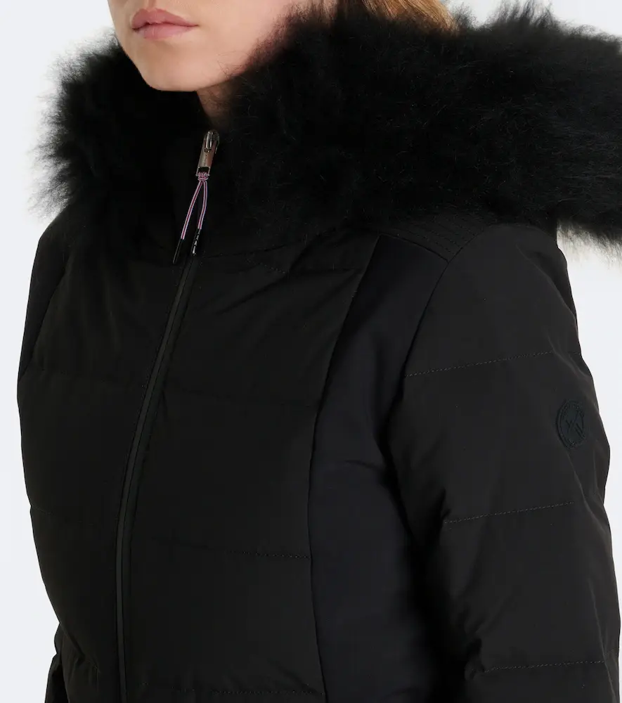 Yves Salomon Belted shearling-trimmed ski jacket | Thumbnail 7 Yves Salomon Belted shearling-trimmed ski jacket | Thumbnail 7