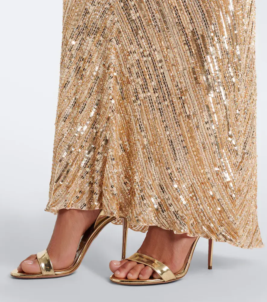 Jenny Packham Fiore sequined caped gown | Thumbnail 6 Jenny Packham Fiore sequined caped gown | Thumbnail 6