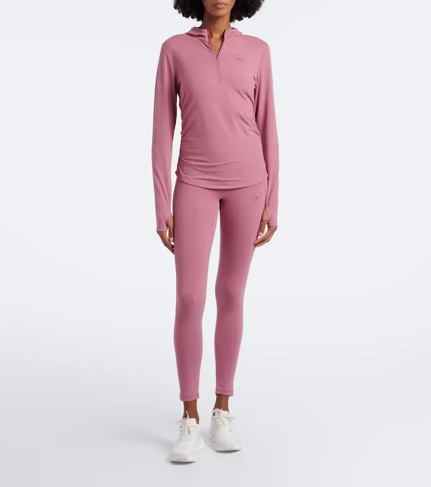 adidas by Stella McCartney Logo jersey hoodie | Thumbnail 4 adidas by Stella McCartney Logo jersey hoodie | Thumbnail 4