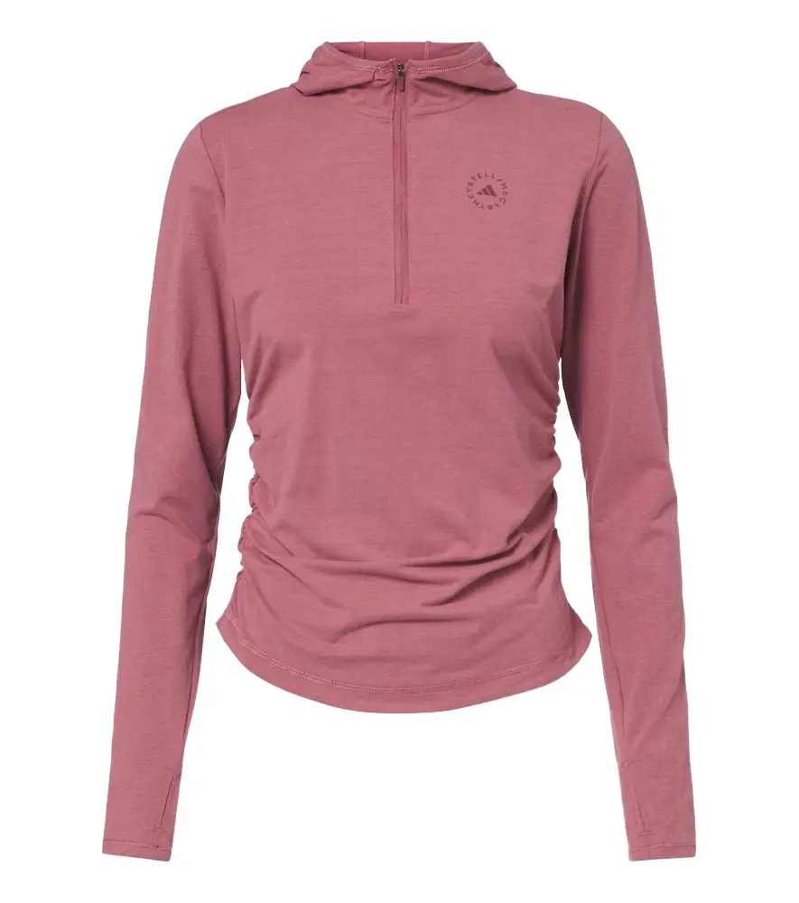adidas by Stella McCartney Logo jersey hoodie