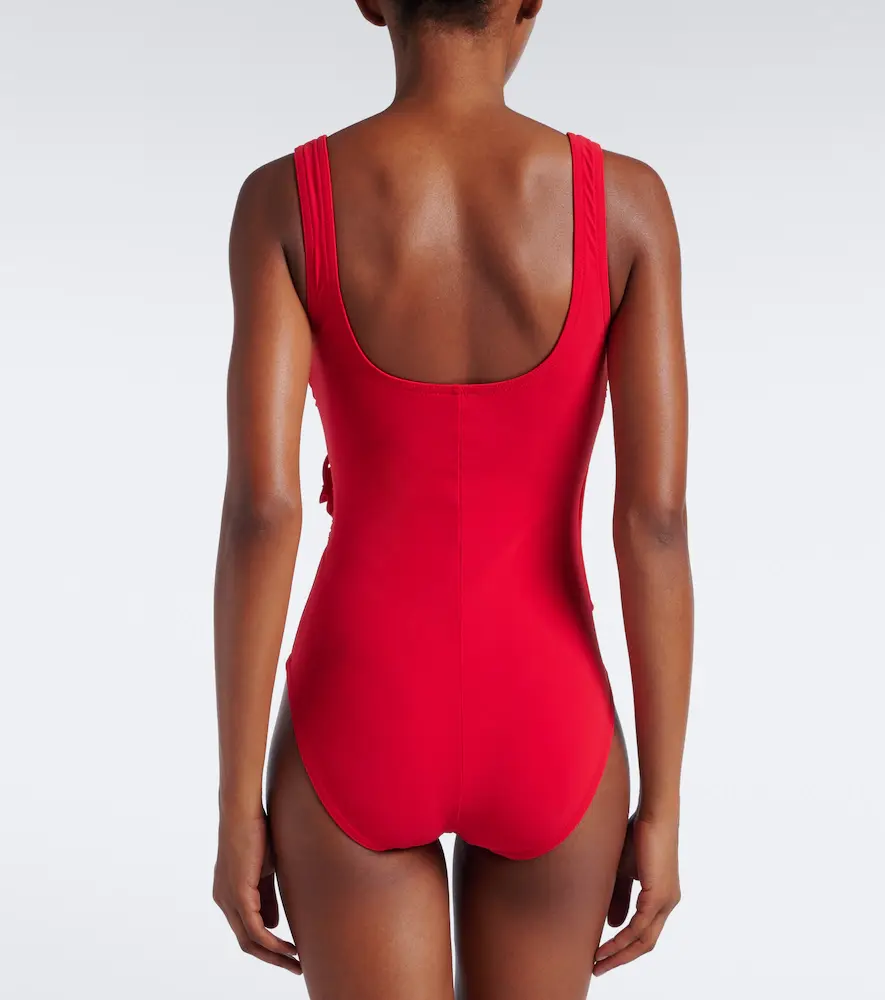 Karla Colletto Rosetta floral-appliqué gathered swimsuit | Thumbnail 5 Karla Colletto Rosetta floral-appliqué gathered swimsuit | Thumbnail 5