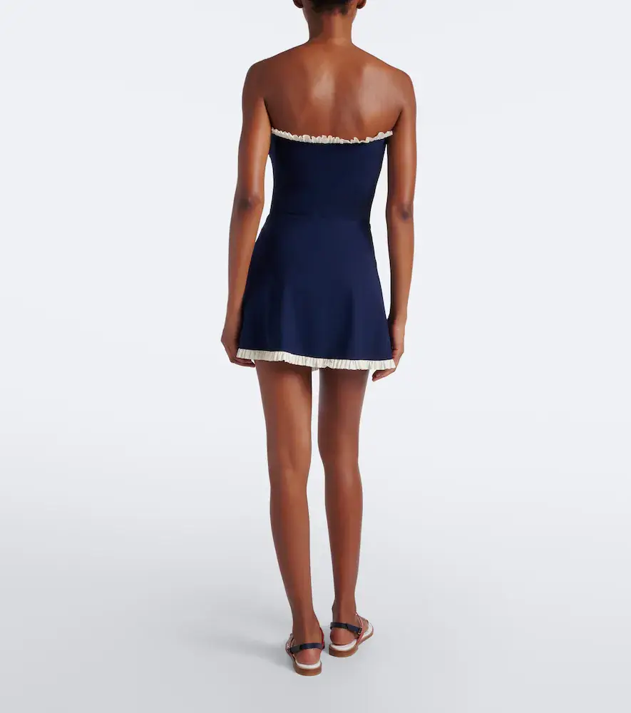 Karla Colletto Ruffled jersey miniskirt | Thumbnail 4 Karla Colletto Ruffled jersey miniskirt | Thumbnail 4