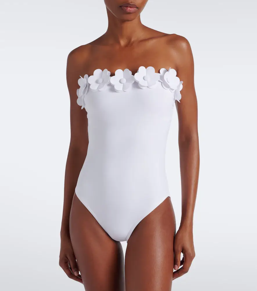 Karla Colletto Juliet floral-appliqué swimsuit | Thumbnail 2 Karla Colletto Juliet floral-appliqué swimsuit | Thumbnail 2