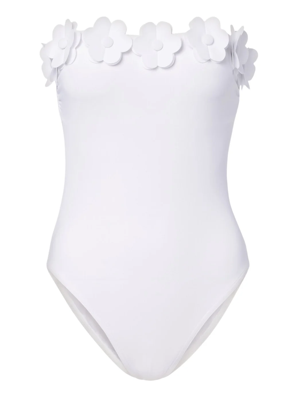 Karla Colletto Juliet floral-appliqué swimsuit