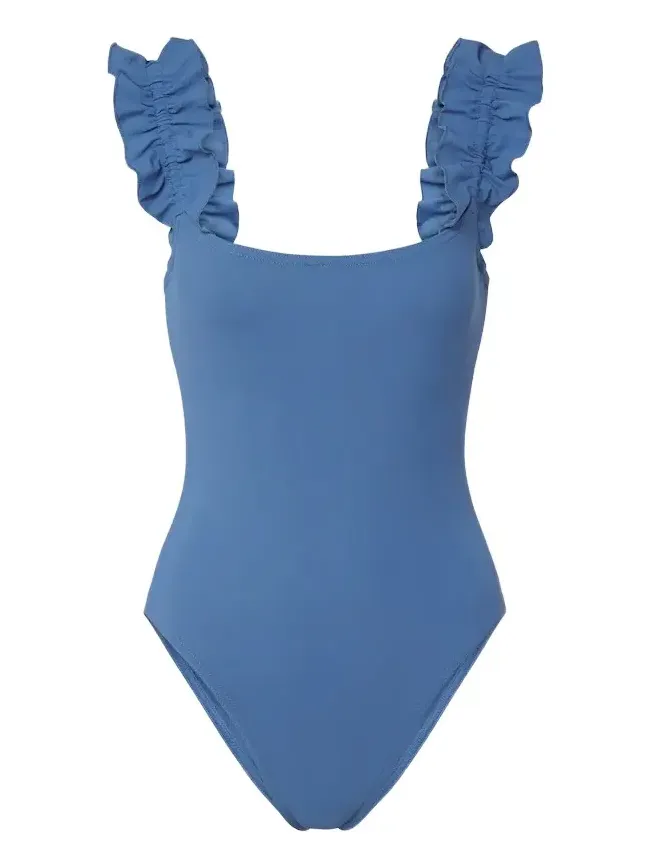 Ruffled swimsuit