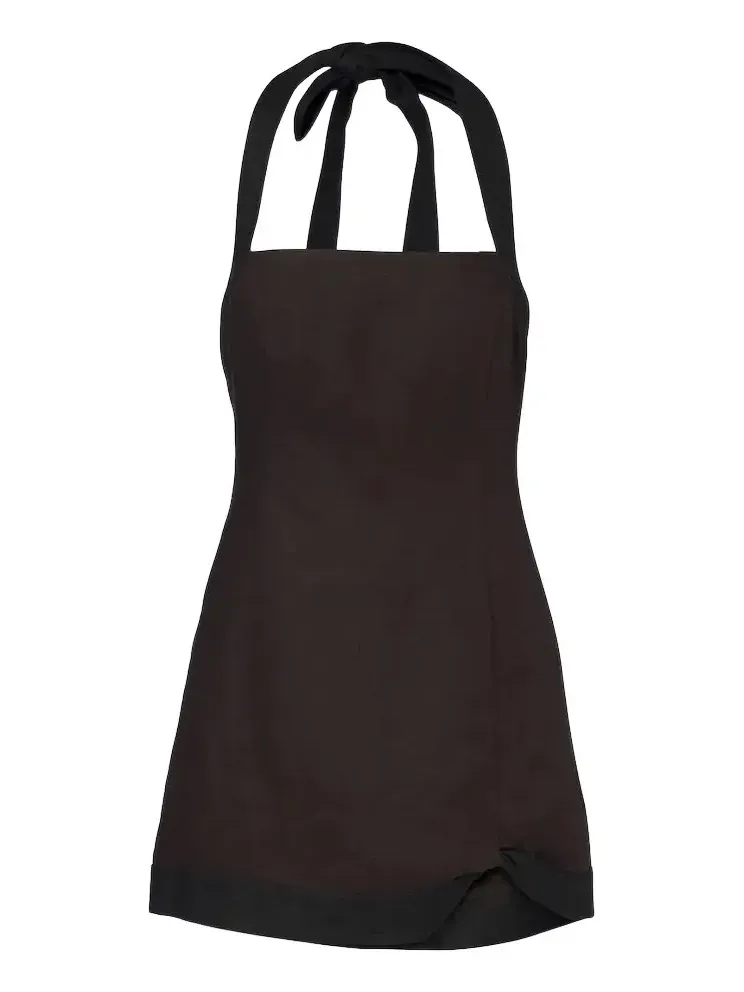 Linen halterneck minidress Linen halterneck minidress