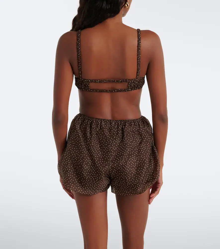 SIR. Polka-dot silk organza shorts | Thumbnail 3 SIR. Polka-dot silk organza shorts | Thumbnail 3