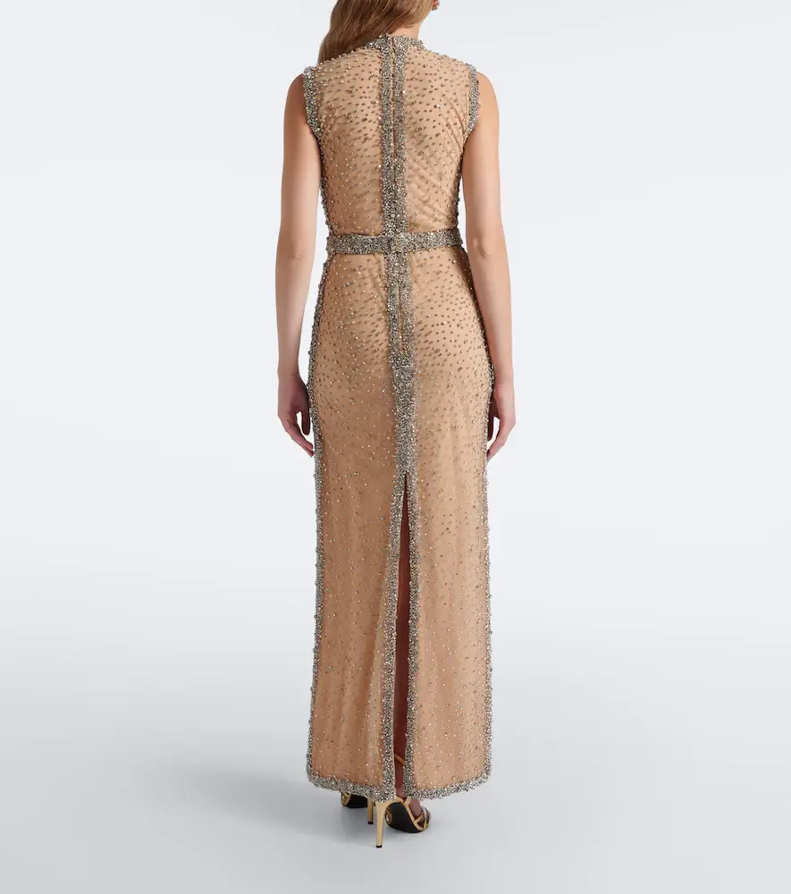 Costarellos Belina cutout crystal-embellished gown | Thumbnail 2