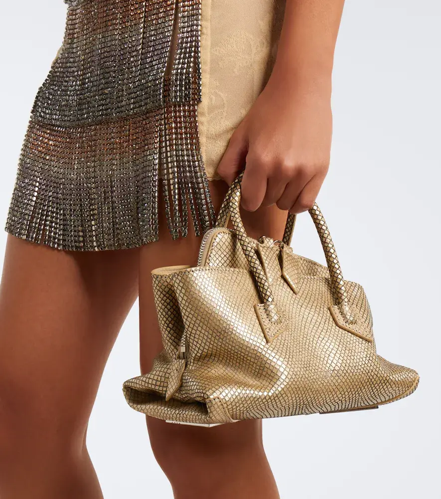 The Attico La Passeggiata Mini leather top-handle bag | Thumbnail 4