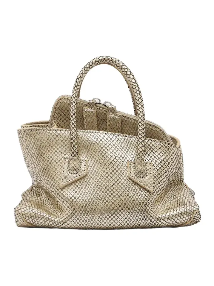 La Passeggiata Mini leather top-handle bag