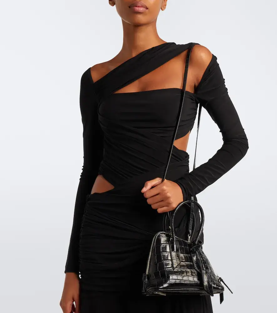 The Attico Sant Ambroeus Mini leather top-handle bag | Thumbnail 6