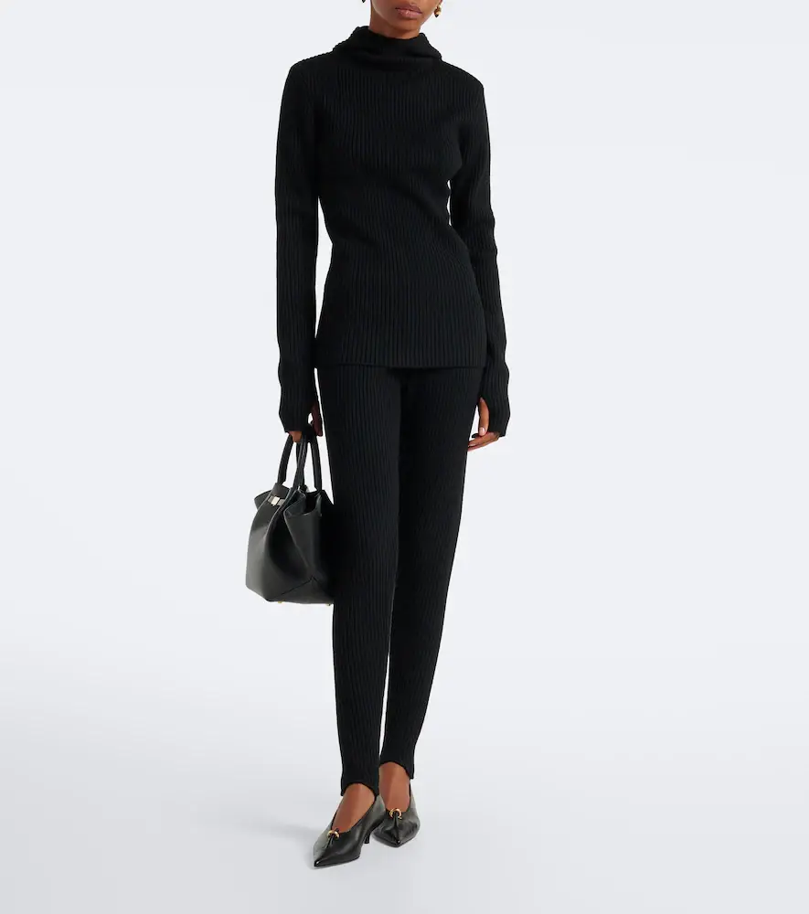 The Frankie Shop Larice ribbed-knit hooded wool sweater | Thumbnail 2 The Frankie Shop Larice ribbed-knit hooded wool sweater | Thumbnail 2