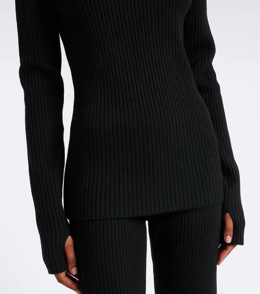 The Frankie Shop Larice ribbed-knit hooded wool sweater | Thumbnail 6 The Frankie Shop Larice ribbed-knit hooded wool sweater | Thumbnail 6