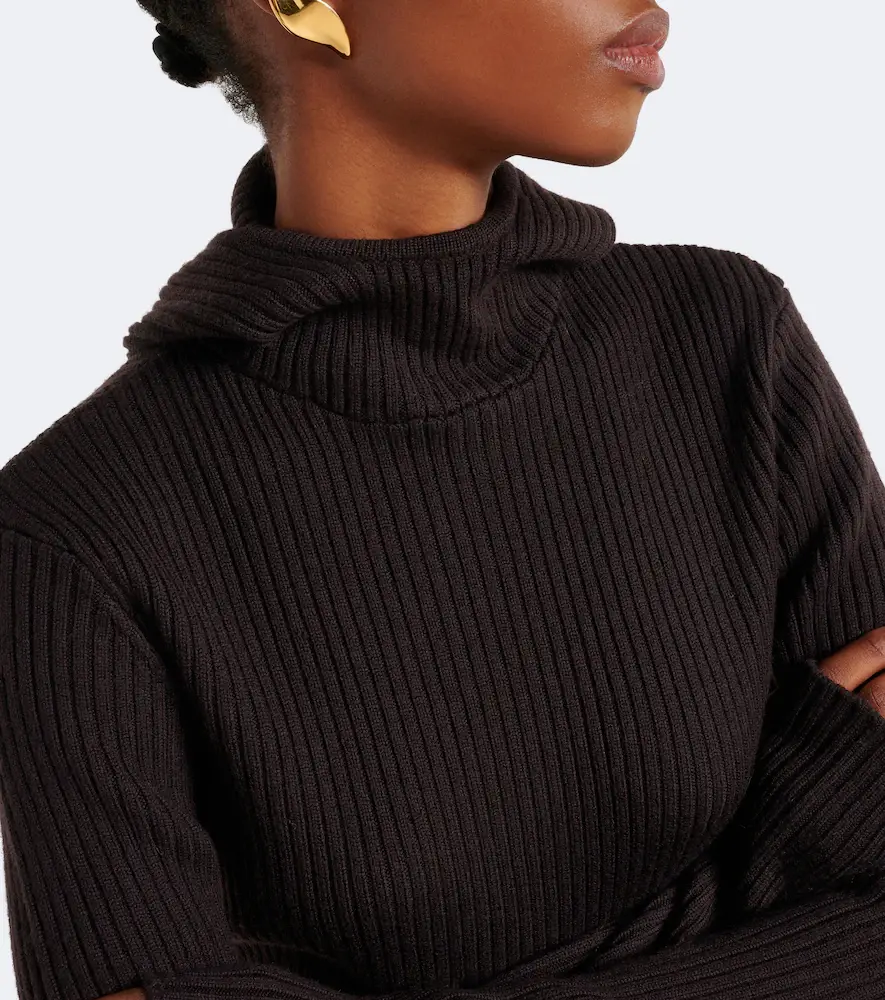 The Frankie Shop Larice ribbed-knit hooded wool sweater | Thumbnail 6 The Frankie Shop Larice ribbed-knit hooded wool sweater | Thumbnail 6