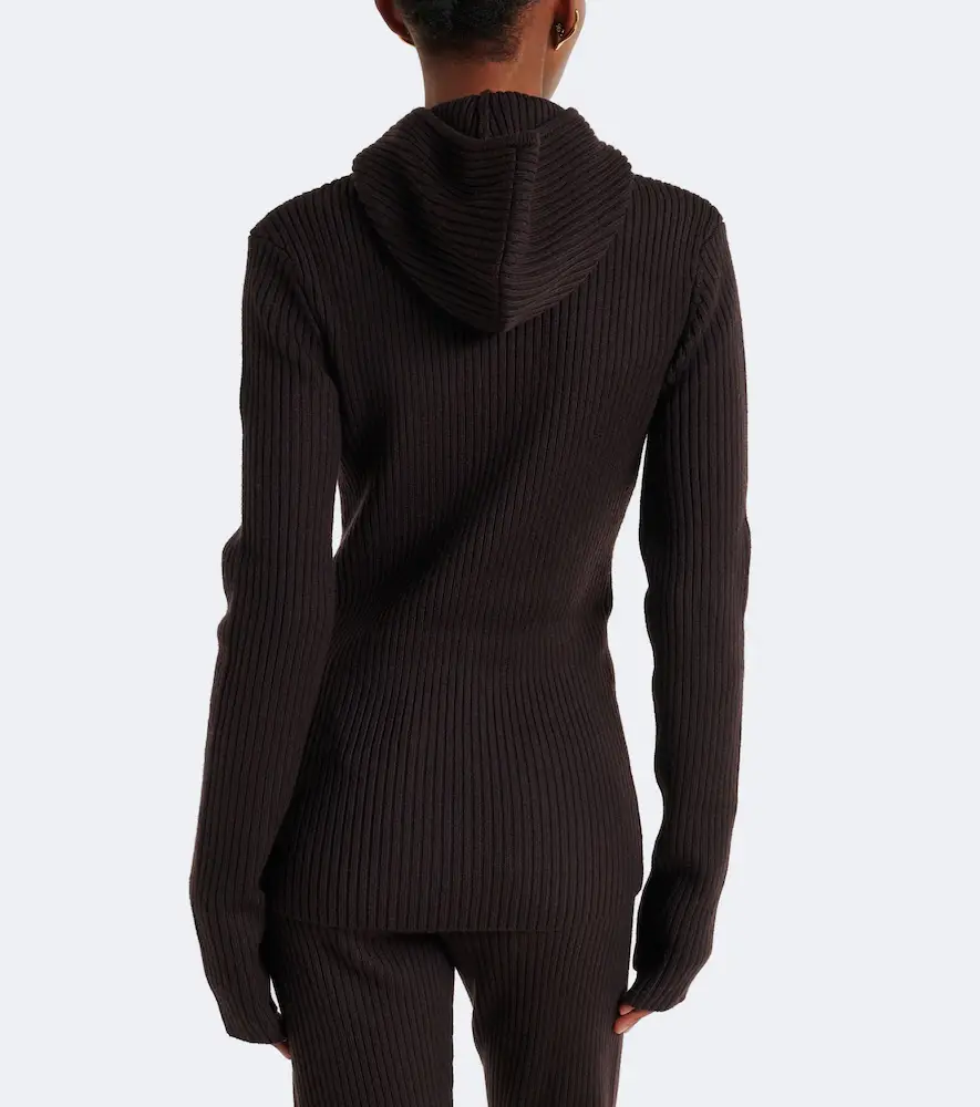 The Frankie Shop Larice ribbed-knit hooded wool sweater | Thumbnail 7 The Frankie Shop Larice ribbed-knit hooded wool sweater | Thumbnail 7