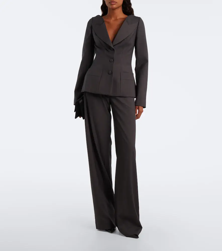 Georges Hobeika Mid-rise straight pants | Thumbnail 2 Georges Hobeika Mid-rise straight pants | Thumbnail 2