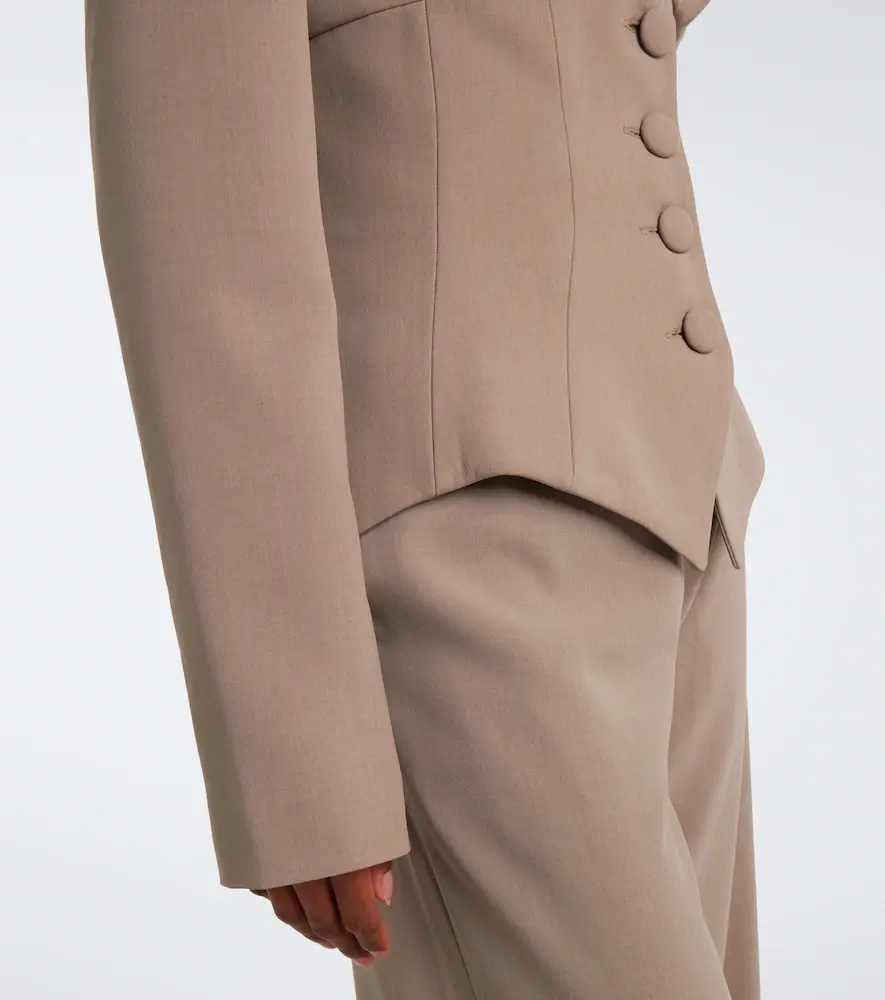 Georges Hobeika Silk-blend jacket | Thumbnail 4 Georges Hobeika Silk-blend jacket | Thumbnail 4