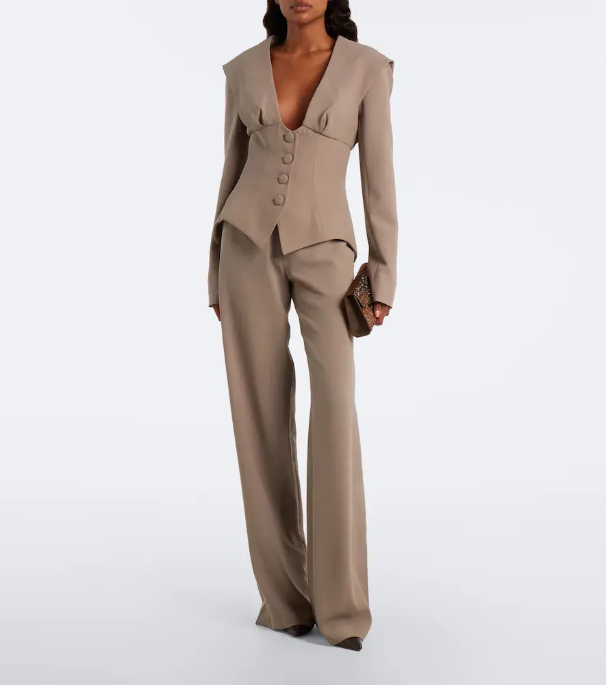 Georges Hobeika Silk-blend jacket | Thumbnail 6 Georges Hobeika Silk-blend jacket | Thumbnail 6