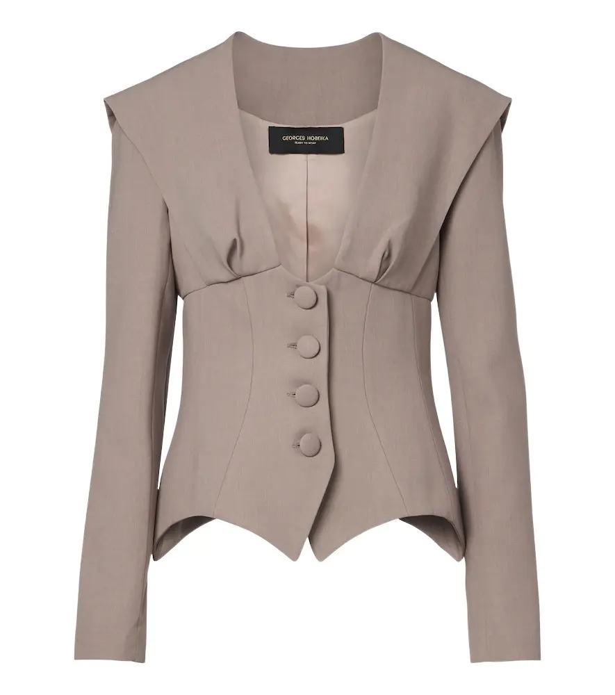 Georges Hobeika Silk-blend jacket