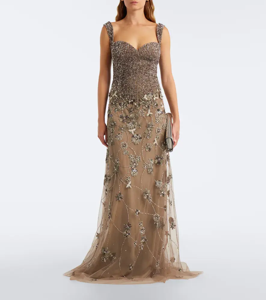 Georges Hobeika Embellished tulle gown | Thumbnail 2 Georges Hobeika Embellished tulle gown | Thumbnail 2