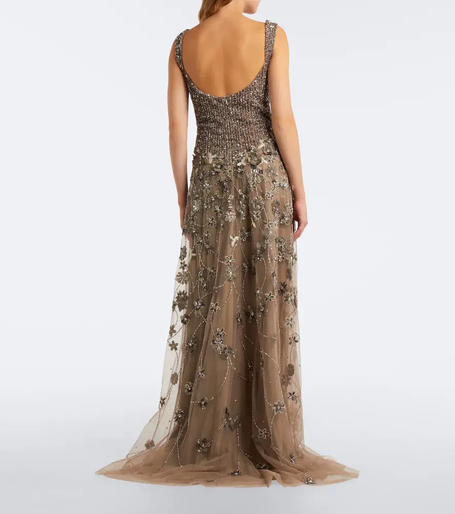 Georges Hobeika Embellished tulle gown | Thumbnail 3 Georges Hobeika Embellished tulle gown | Thumbnail 3
