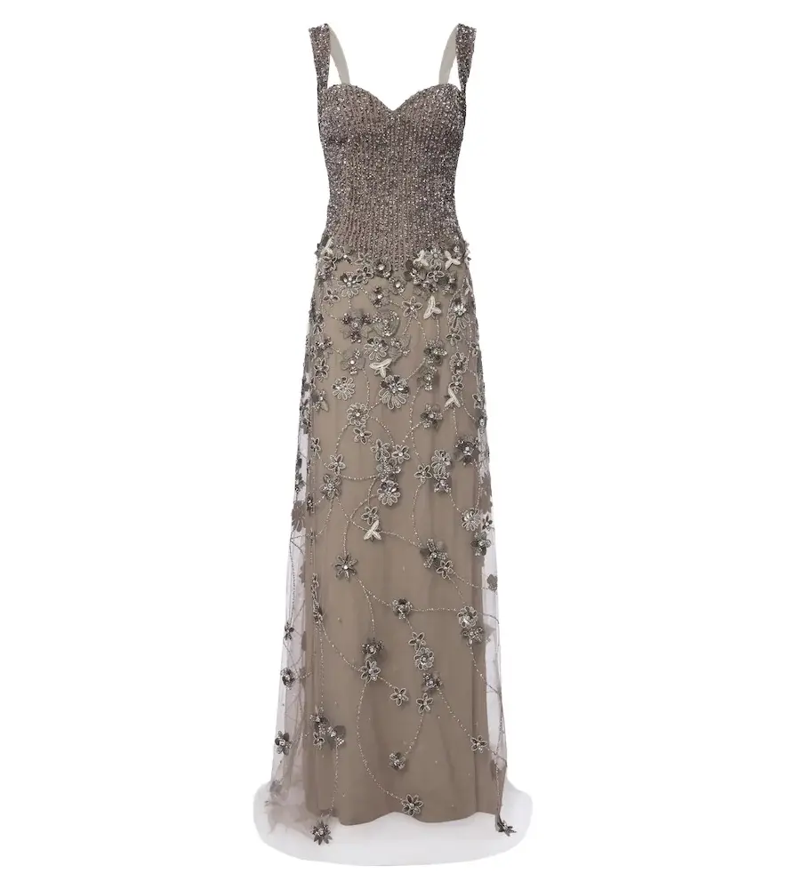 Embellished tulle gown Embellished tulle gown