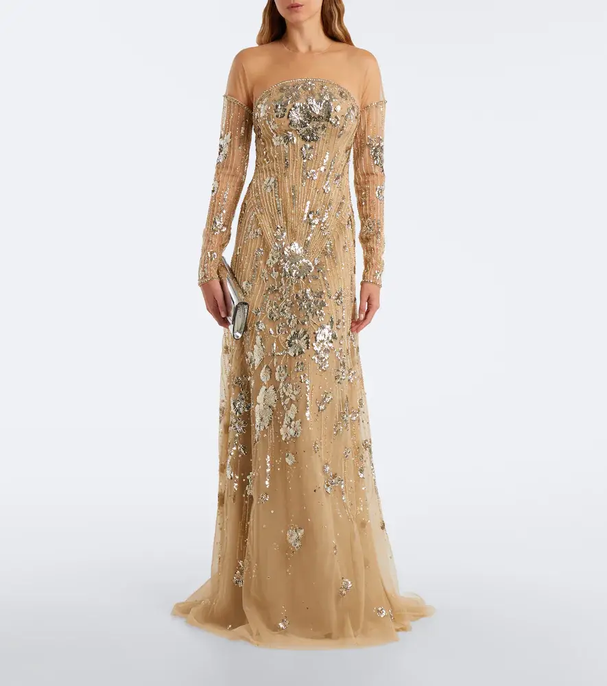 Georges Hobeika Embellished tulle gown | Thumbnail 2 Georges Hobeika Embellished tulle gown | Thumbnail 2