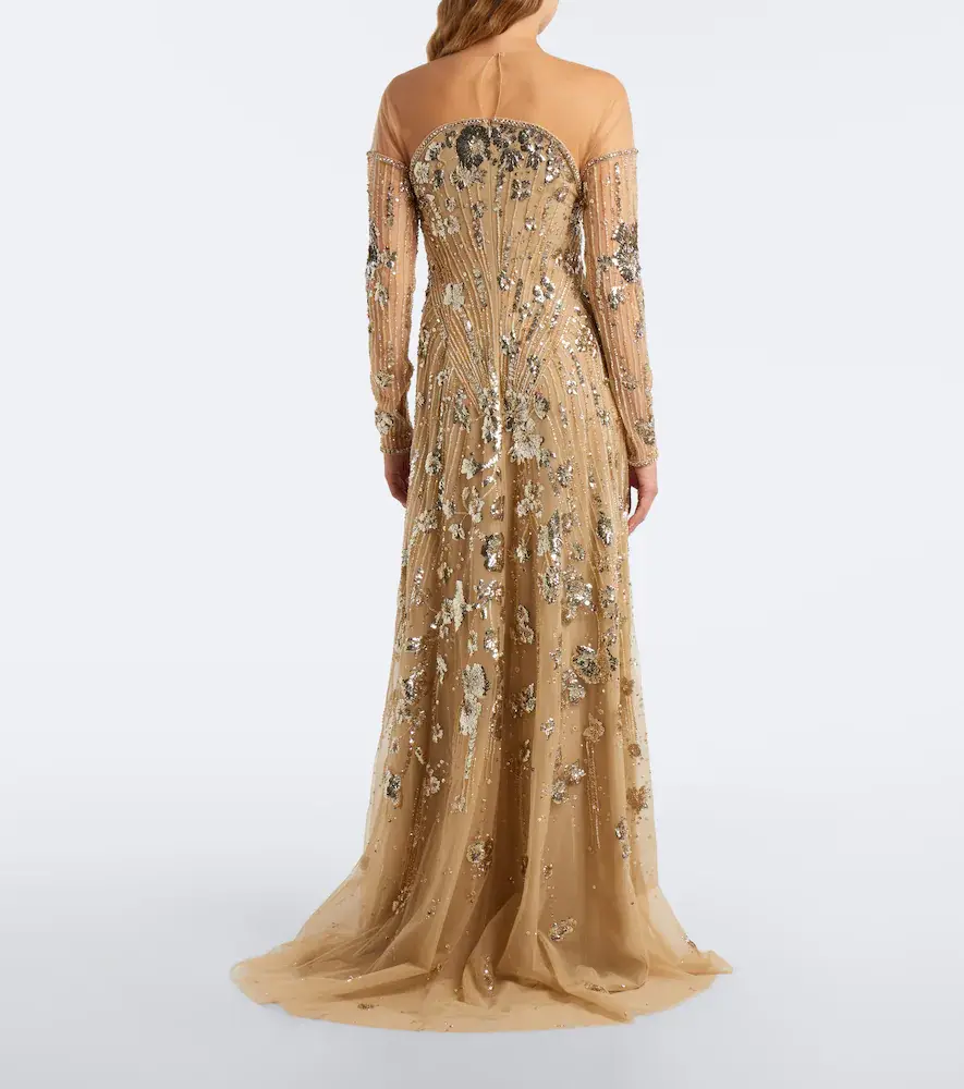 Georges Hobeika Embellished tulle gown | Thumbnail 4 Georges Hobeika Embellished tulle gown | Thumbnail 4