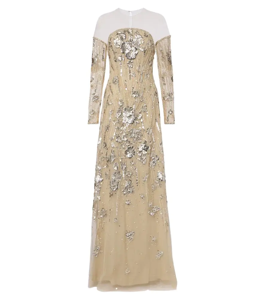 Embellished tulle gown Embellished tulle gown