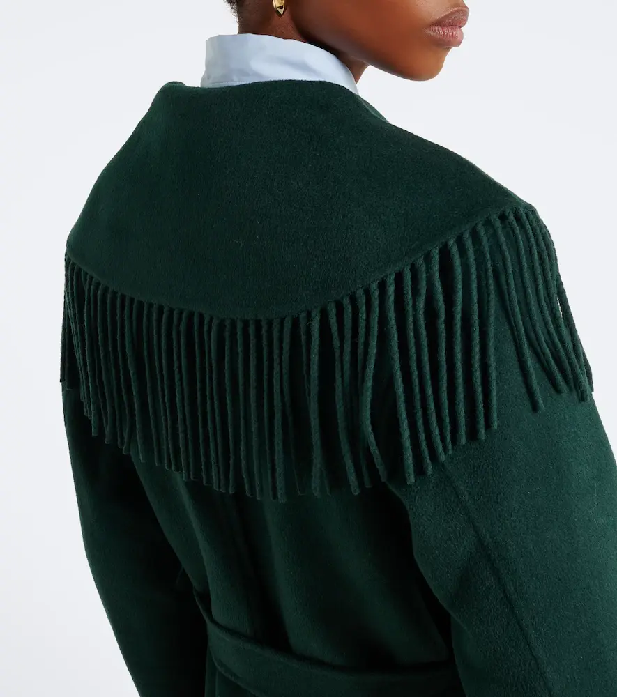 Simkhai Carrie fringed wrap coat | Thumbnail 2