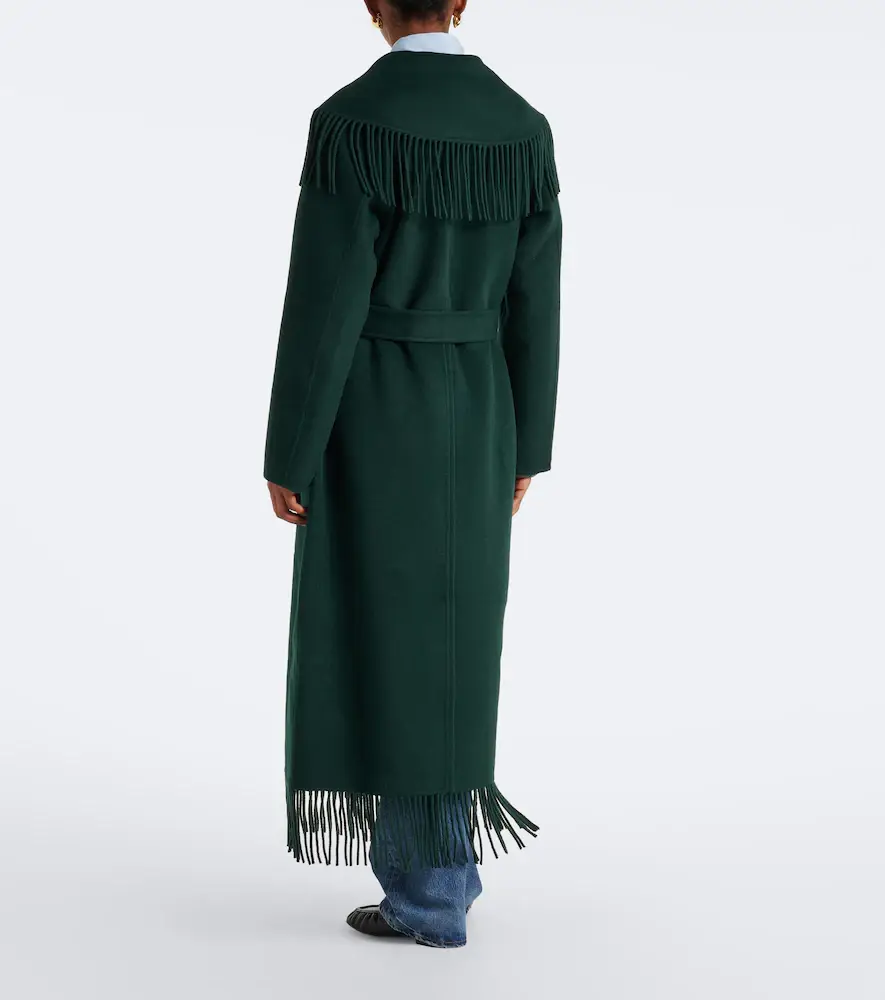 Simkhai Carrie fringed wrap coat | Thumbnail 6