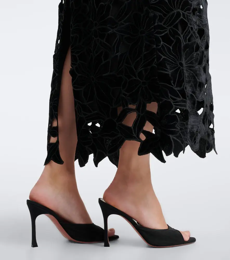 Simkhai Thiora velvet guipure lace midi dress | Thumbnail 5 Simkhai Thiora velvet guipure lace midi dress | Thumbnail 5