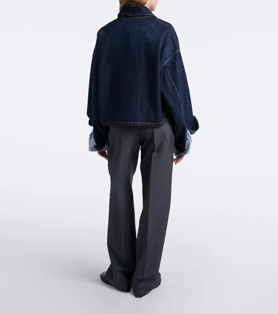 Prada Pleated wool and mohair straight pants | Thumbnail 4 Prada Pleated wool and mohair straight pants | Thumbnail 4